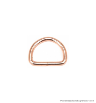 D-Ring pink gold 24X19&nbsp;mm. / 17&nbsp;mm.