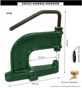 Rivet press machine no. 4