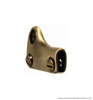 Strap-hook antique brass 41X28 mm.