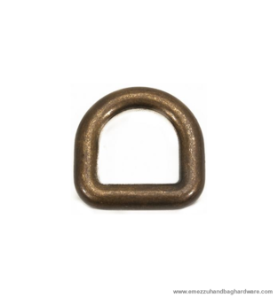 D-Ring antique brass 35X34 /20 mm.