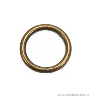 O-ring antique brass 40 /30 mm.