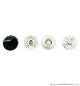 Snap Fasteners black &Oslash; 14 mm.