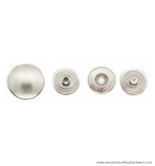 Snap Fasteners nickel &Oslash; 17 mm.