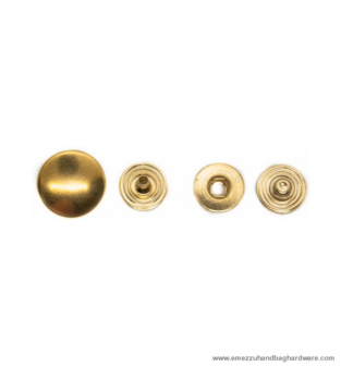 Snap Fasteners gold &Oslash; 17 mm.