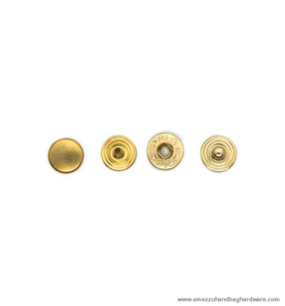Snap Fasteners gold Ø 9 mm.