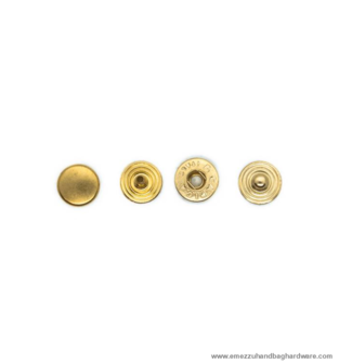 Snap Fasteners gold &Oslash; 9 mm.