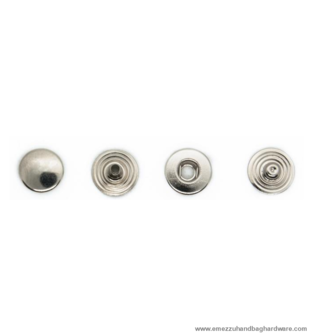 Snap Fasteners nickel &Oslash; 12 mm.