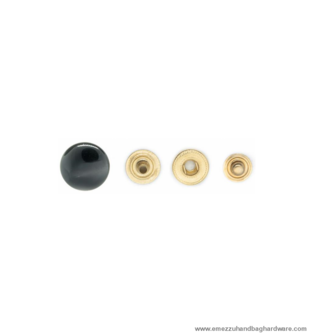 Snap Fasteners black &Oslash; 9 mm.