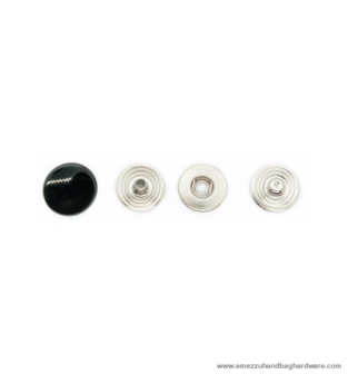 Snap Fasteners black &Oslash; 12 mm.
