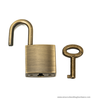 Padlock brass 37X21 mm.