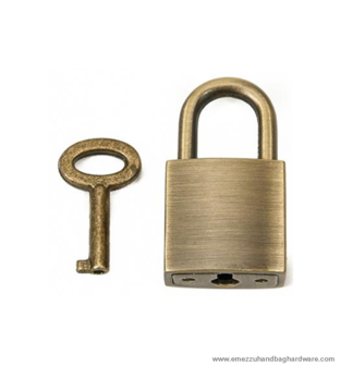 Padlock brass 37X21 mm.