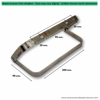 Doctor bag frame 20 cm.