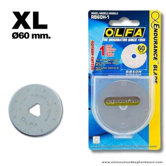 Blade OLFA  Rotary Cutter 60 mm.      