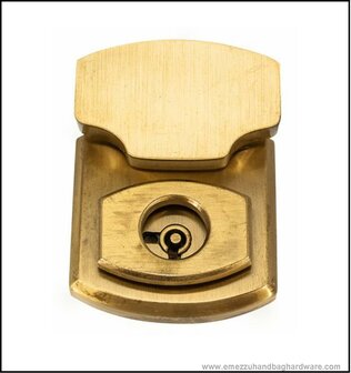 Handbaglock gold 52X38 mm.&nbsp;