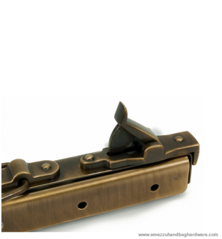 Gladstone bag frame 60 cm. Antique brass brushed type BGladstone bag frame 60 cm.