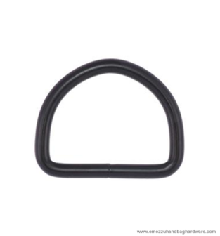 D-Ring, matt black 32 mm.