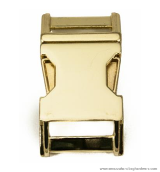 Side release buckle Gold 58X31 /25 mm.