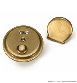 Handbag lock gold 62X51 mm.