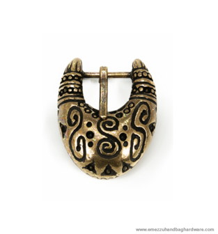 Buckle  Anitque brass 42X32 /15 mm.