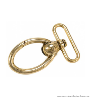 Swivel hook gold 75X48/41 mm.