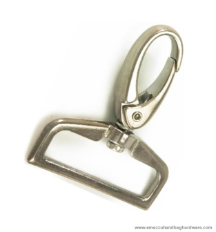 Swivel hook nickel 54X47/39 mm.