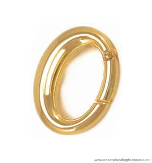 Snap-ring gold 39X29/26 mm.