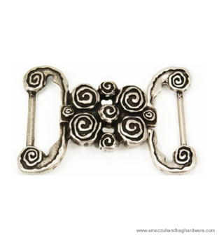 Buckle Old nickel 80X60/44 mm. 