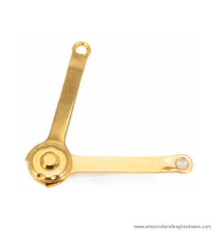 Suitcase hinge gold 60x60 mm.