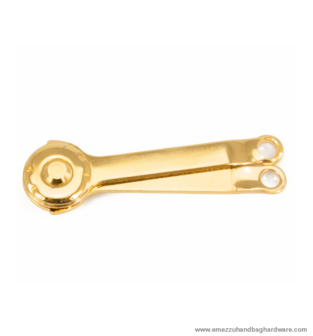 Suitcase hinge gold 60x60 mm.