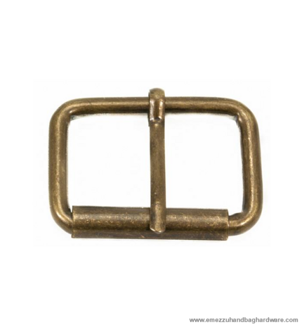 Roller buckle antique brass  50X35 /41 mm.
