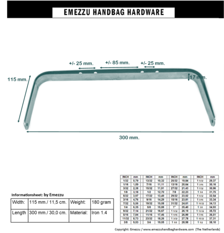Doctor bag frame 30 cm.