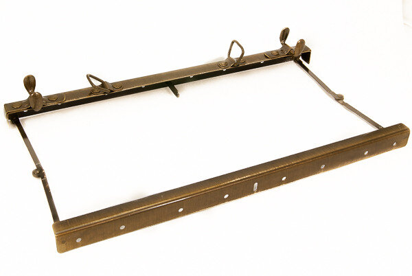 Gladstone bag frame 40 cm. Antique brass brushed type A