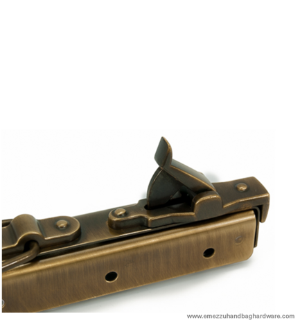 Gladstone bag frame 60 cm. Antique brass brushed type BGladstone bag frame 60 cm.