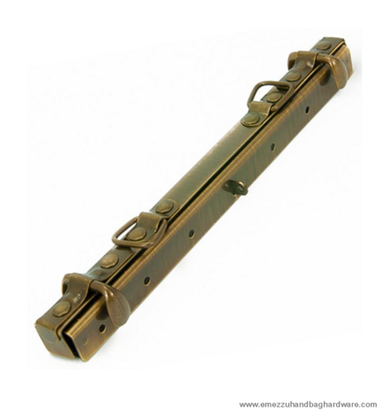 Gladstone bag frame 40 cm. Antique brass brushed type A