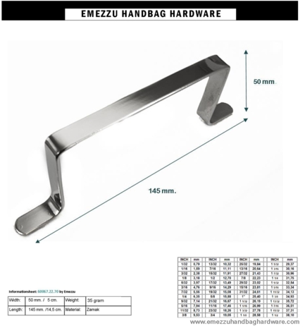 Bag handle 145 mm.