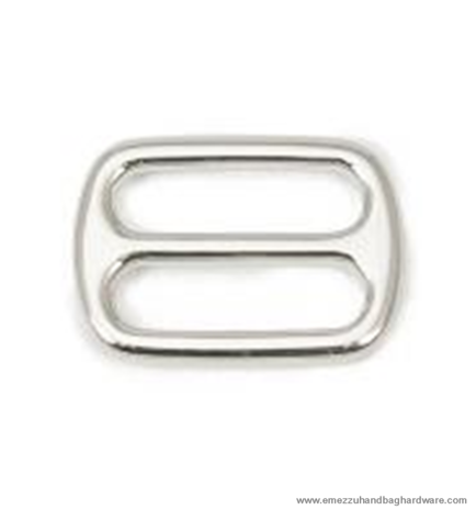 Slider metal nickel 36X26 /26 mm.