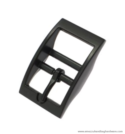 Double bar buckle Black 55X34 /26 mm.