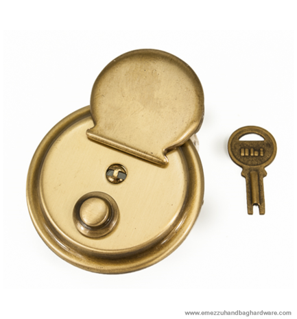 Handbag lock gold 62X51 mm.