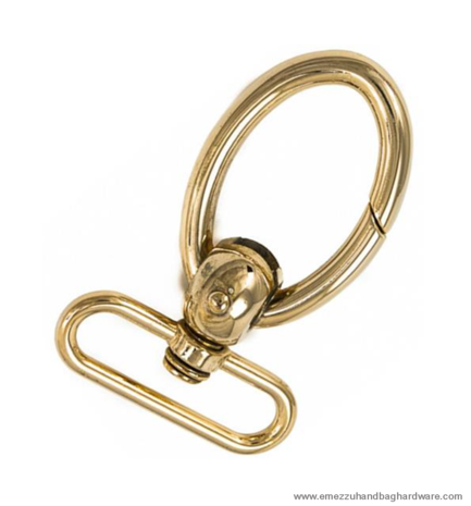 Swivel hook gold 75X48/41 mm.