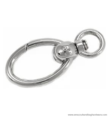 Swivel hook nickel 77X35/15 mm.