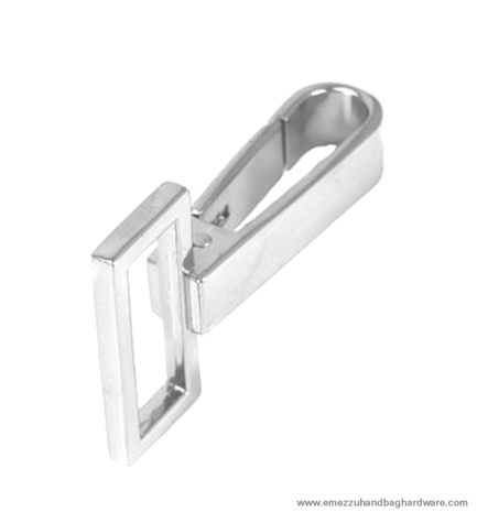 Snap hook nickel 58X37/30 mm.