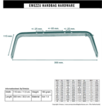 Doktortaschen bügel 30 cm.