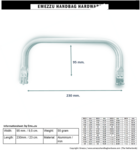Tubular frame met veer 23 cm.