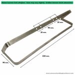 Doktortaschen bügel 42 cm.