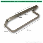 Doktortaschen bügel 32 cm.