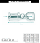 Strap-end Ø13 mm.