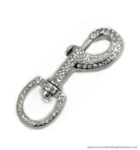 Snap hook strass 85X30/21 mm.