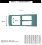 Buckle 68X25 /20 mm.