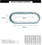 Nestelring 60X35mm. / 46 mm.