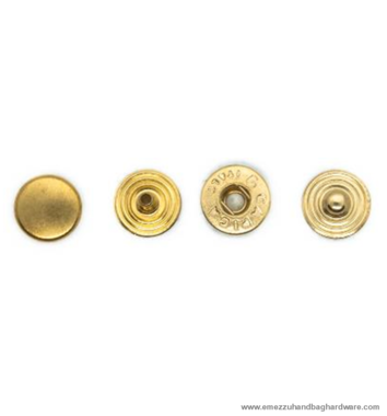 Snap Fasteners Ø 14 mm. Gold